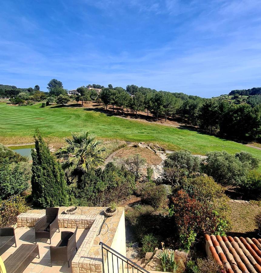 Villa Dans Cadre D'Exception - Golf, Piscine Et Tennis Prive Saint-Cyr-sur-Mer Exterior foto